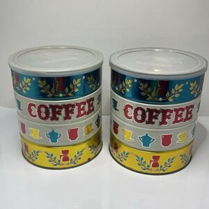 Vintage 1960s 70s Butternut Coffee Tin Canister Set Retro Kitchen Decor